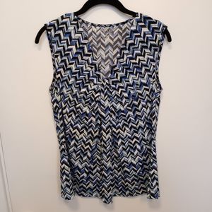 Stretchy Patterned Dressy Tank
